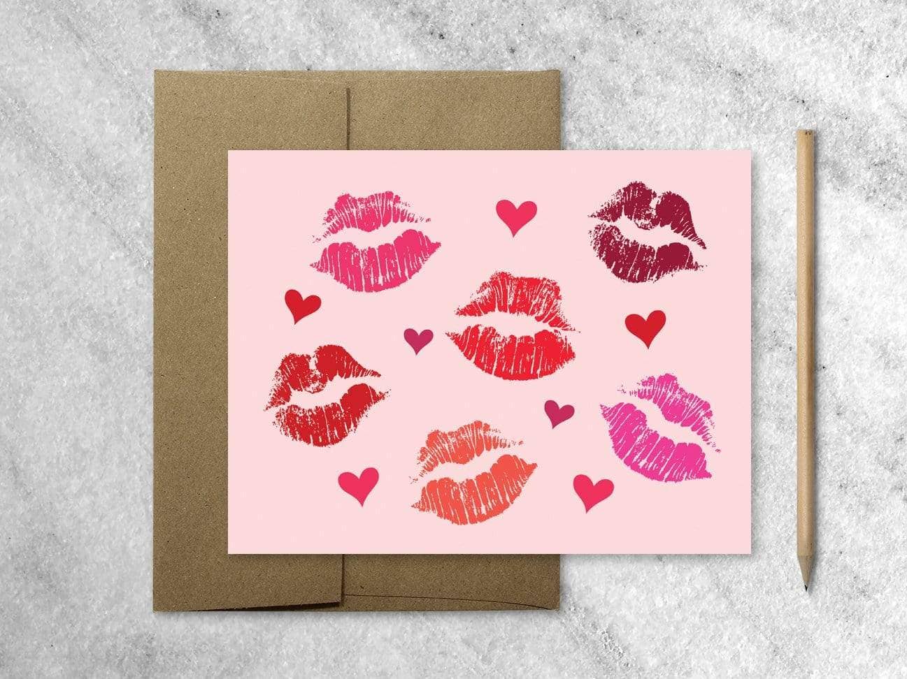 Lots of Kisses Greeting Card