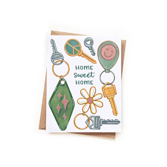 Watercolor Housewarming Card