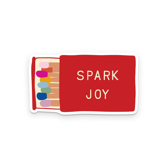 Spark Joy Matchbook Vinyl Sticker