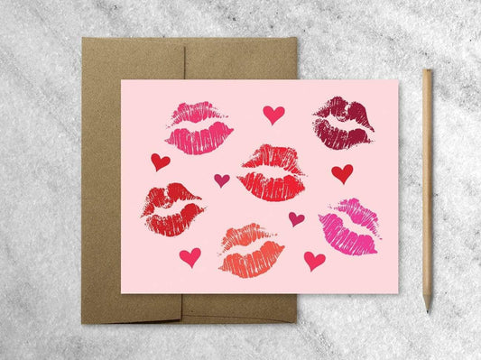 Lots of Kisses Greeting Card
