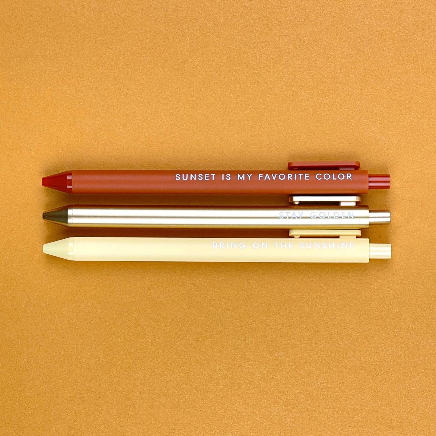 The Sunshine Multi-Color Fine Point Gel Pen Set – 3 Pack