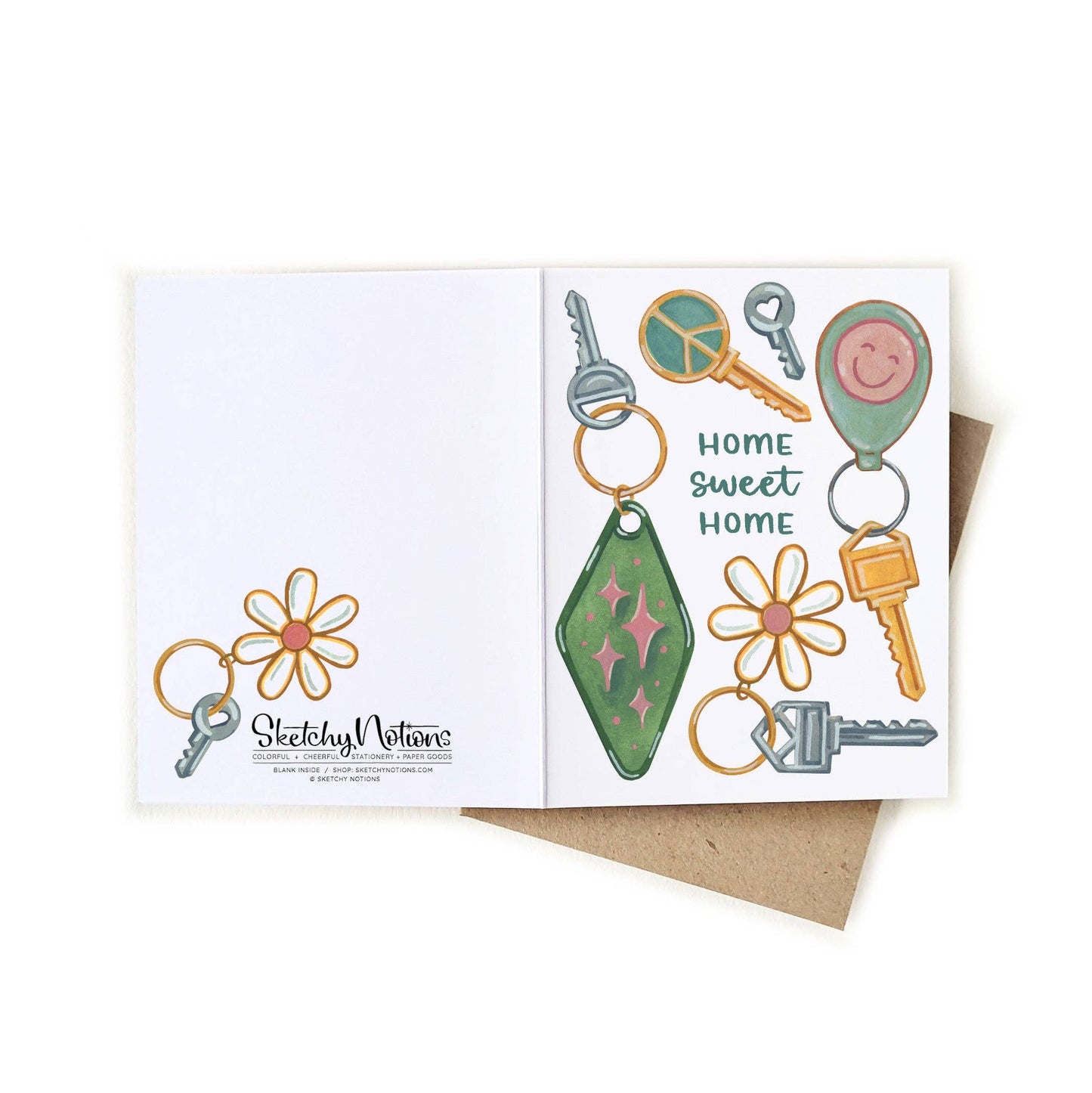 Watercolor Housewarming Card