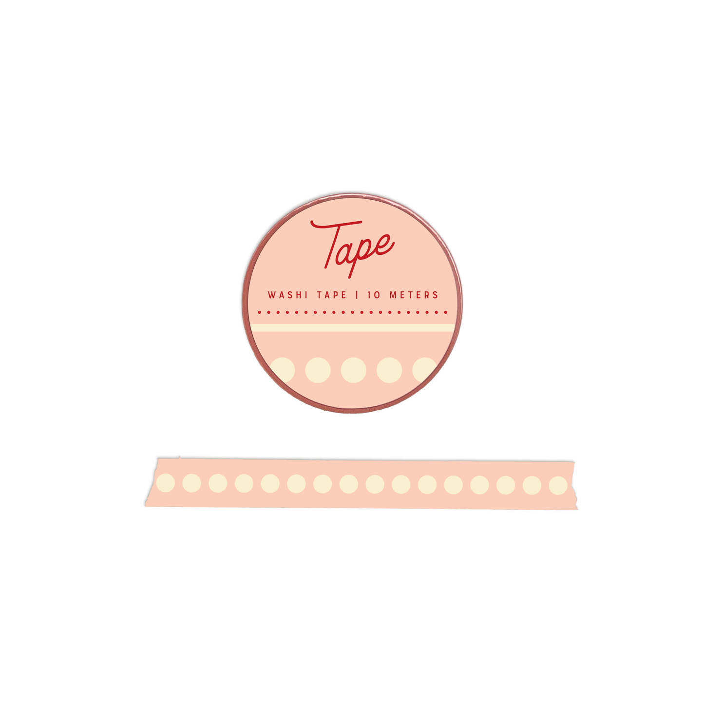 Dot Checklist Functional Washi Tape